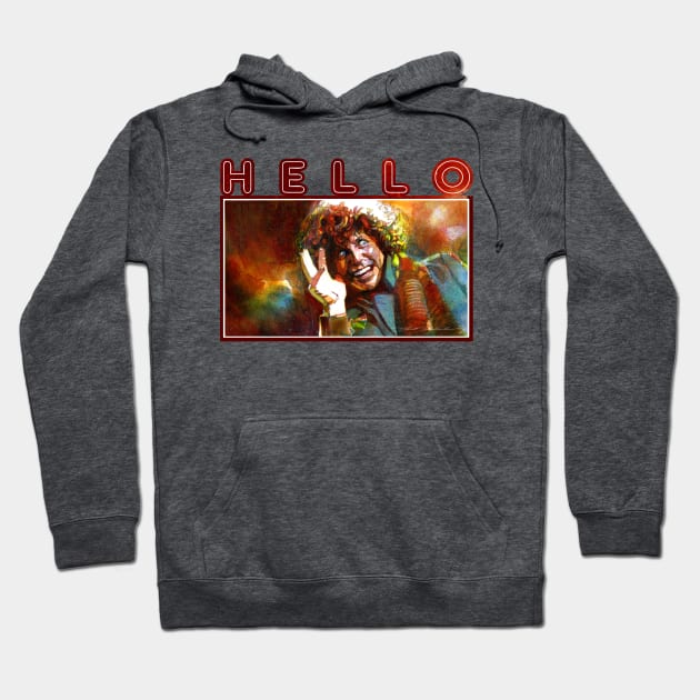 HELLO! Doctor Who Hoodie by McHaleyArt